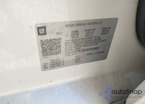 2017 GMC Yukon Denali from USA, damaged, VIN 1GKS2CKJXHR344831